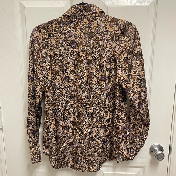 Zadig & Voltaire Pattern Button Down Blouse - Picture 13 of 14